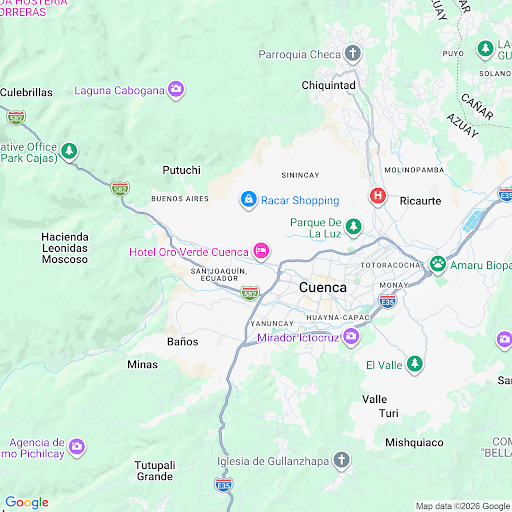 Ubicación geográfica de Physio Partner El Tejar en Cuenca